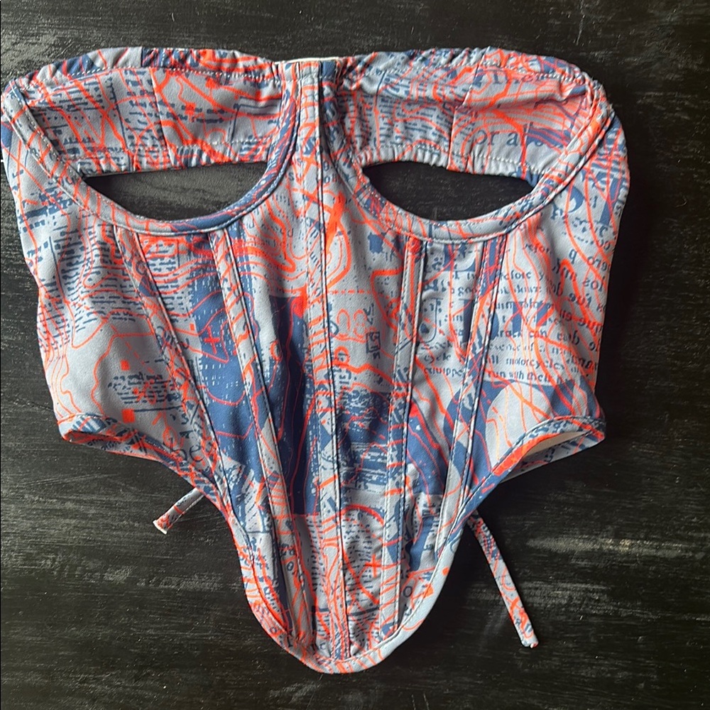 Colorful Corset Top